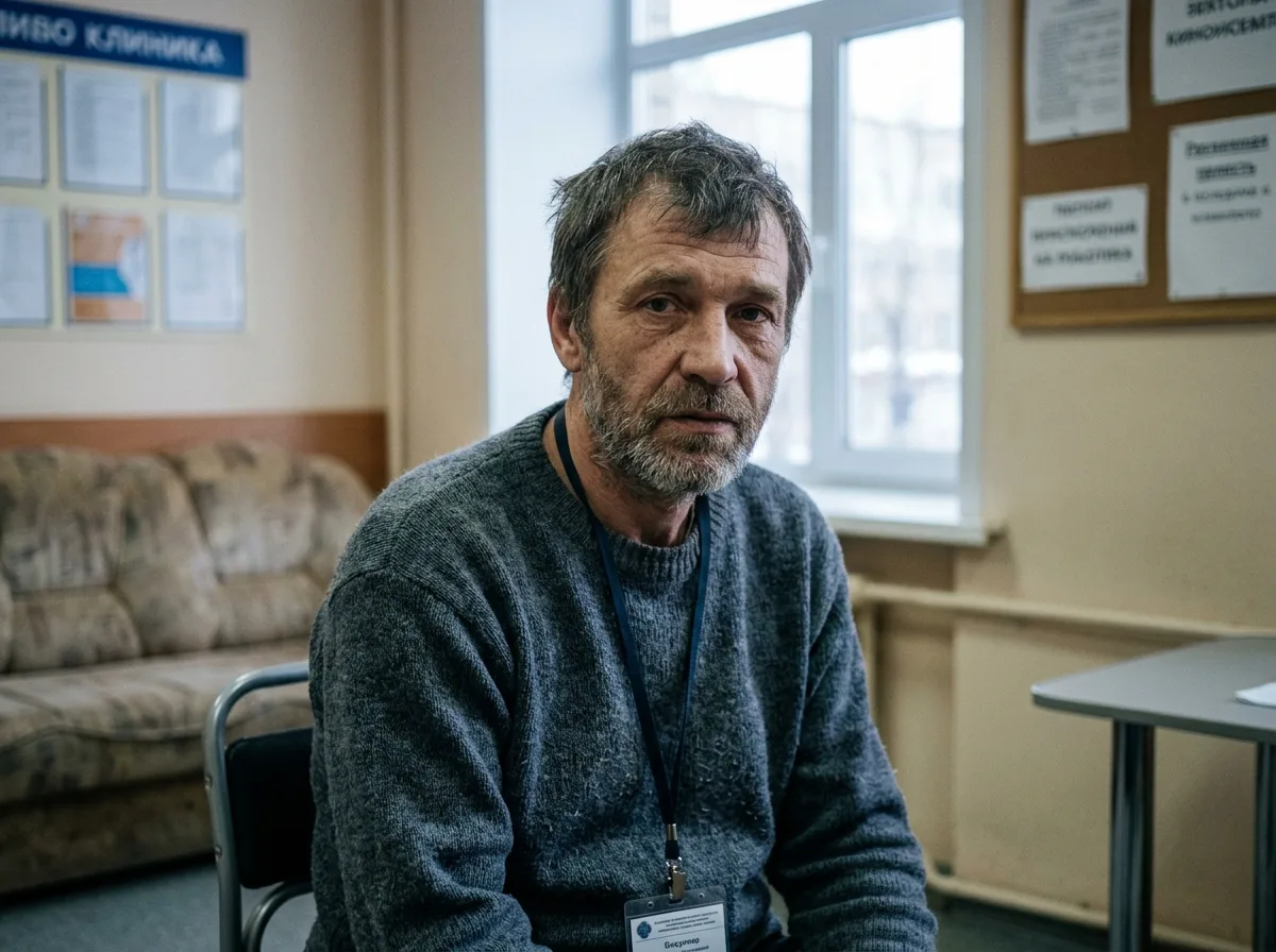 Аватар Владимира, 48 лет, пациент наркологической клиники Екатеринбург, портретное фото мужчины среднего возраста